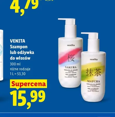 Szampon do włosów Venita promocja w Lidl
