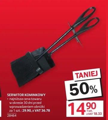 Serwitor kominkowy promocja w Selgros