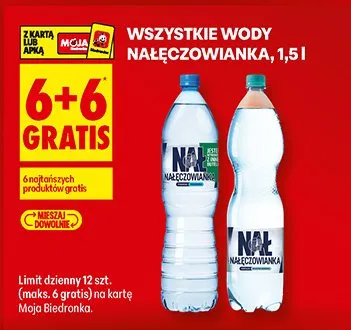 Woda Nałęczowianka promocja w Biedronka