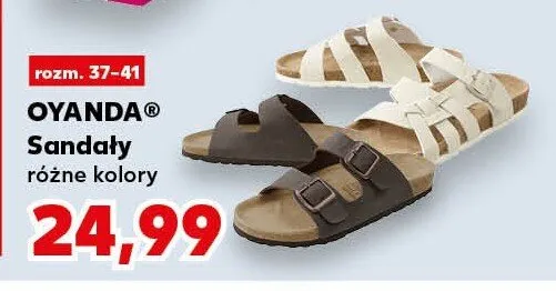 Sandały różne kolory promocja w Kaufland