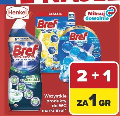 Produkt do WC Bref promocja w Carrefour Market