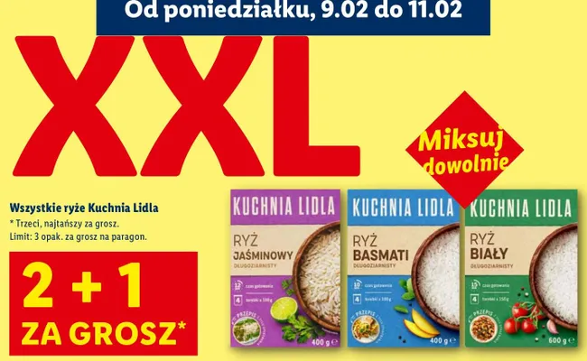 Ryż biały promocja w Lidl