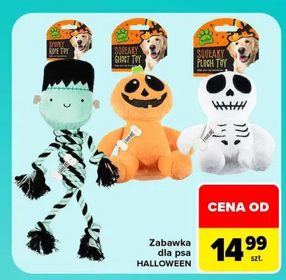 Zabawka dla psa Halloween promocja w Carrefour