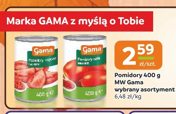 Pomidory Gama promocja w Społem Częstochowa