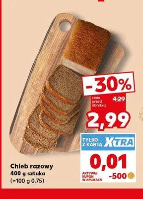 Chleb razowy promocja w Kaufland