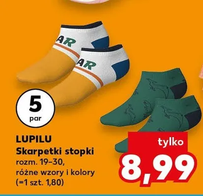 Skarpetki stopki dziecięce Lupilu 5-pak promocja w Kaufland