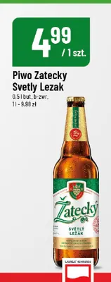 Piwo Zatecky Svetly Lezak promocja w POLOmarket