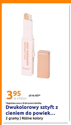 Dwukolorowy sztyft z cieniem do powiek Bonjolie promocja w Action