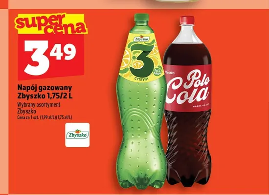 Napój gazowany Zbyszko Polo Cola promocja w TOPAZ