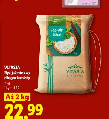 Ryż jaśminowy długoziarnisty Vitasia promocja w Lidl
