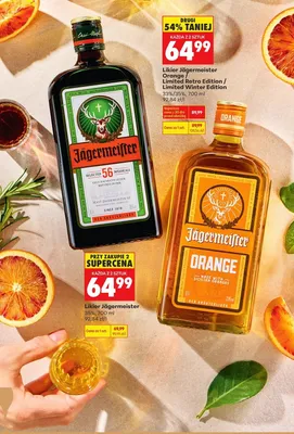 Likier Orange / Limited Retro Edition / Limited Winter Edition promocja w Biedronka