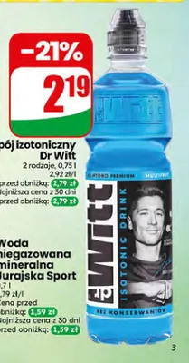 Napój izotoniczny Dr Witt Multifruit promocja w Dino