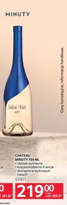 Wino Chateau Minuty różowe wytrawne Francja promocja w Selgros