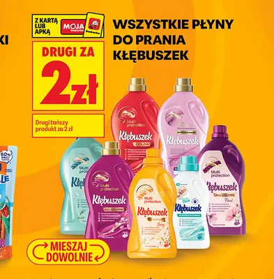 Płyn do prania Kłębuszek Color promocja w Biedronka