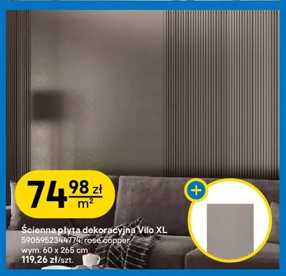 Ścienna płyta dekoracyjna Vilo Xl promocja w Castorama