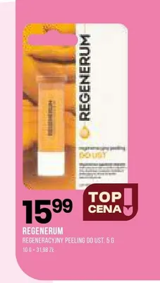 Regeneracyjny peeling do ust Regenerum promocja w Drogerie Natura