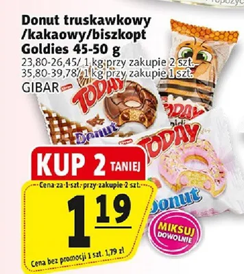 Donut kakaowy Goldies promocja w Prim Market