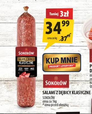 Salami z Dębicy klasyczne Sokołów promocja w Arhelan