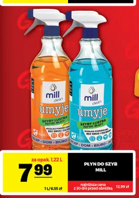 Płyn do szyb Mill Clean umyje promocja w Gram Market