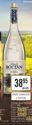 Wódka Biały Bocian promocja w Dino