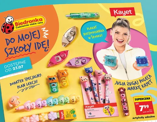 Artykuły szkolne Kayet promocja w Biedronka
