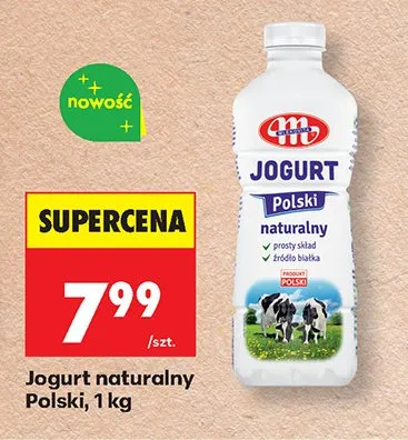 Jogurt naturalny Polski promocja w Biedronka