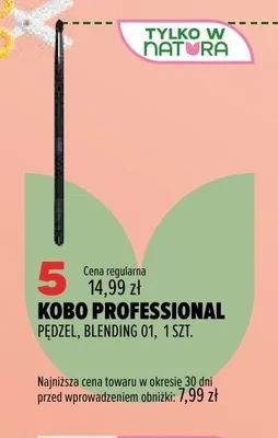 Pędzel do makijażu Kobo Professional Blending 01 promocja w Drogerie Natura