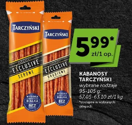 Kabanosy wybrane rodzaje promocja w Groszek