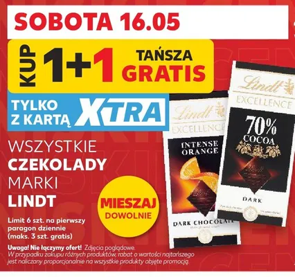 Czekolady Lindt promocja w Kaufland