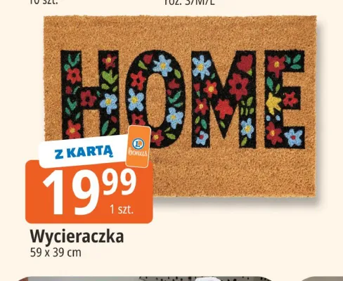 Wycieraczka 59x39cm promocja w Leclerc