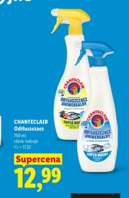 Odtłuszczacz uniwersalny Chanteclair z Sodą Oczyszczoną promocja w Lidl