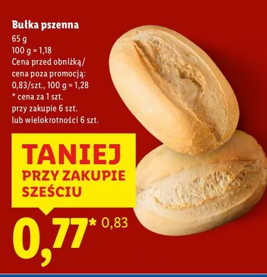 Bułka pszenna promocja w Lidl
