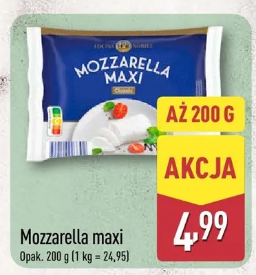 Mozzarella maxi promocja w Aldi