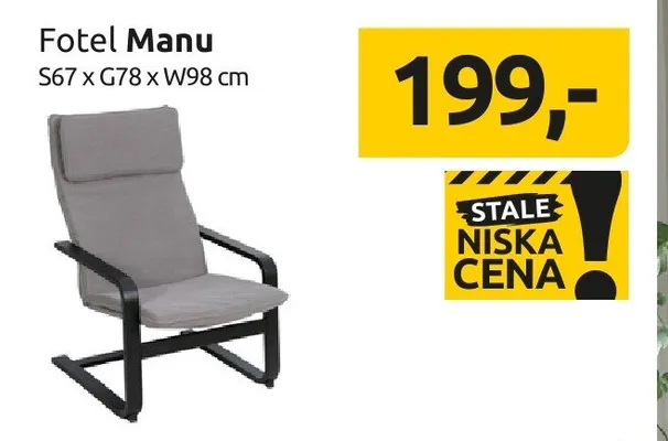 Fotel Manu promocja w Black Red White