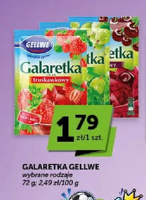 Galaretka truskawkowa Gellwe promocja w Euro Sklep