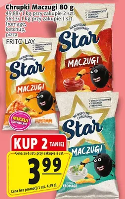 Chrupki Maczugi 80g o smaku fromage, ketchup promocja w Prim Market