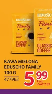 Kawa mielona Eduscho Family promocja w Selgros