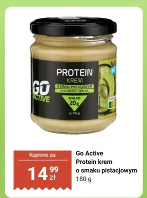 Protein krem o smaku pistacjowym promocja w Biedronka