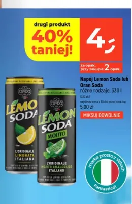 Napój gazowany Crodo Lemon Soda Mojito promocja w Dealz