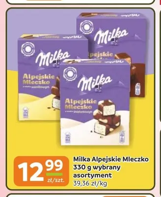 Milka Alpejskie Mleczko promocja w Gama