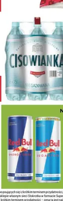 Woda mineralna Cisowianka lekko gazowana 1,5 l promocja w Stokrotka