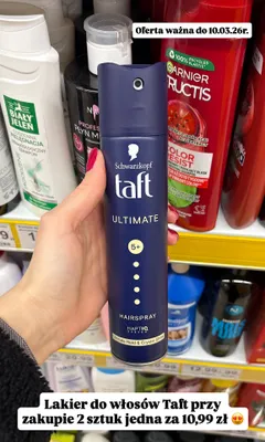 Lakier do włosów Ultimate promocja w Dino