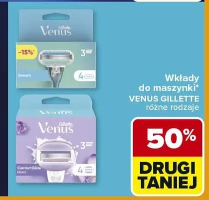 Wkłady do maszynki różne rodzaje promocja w Carrefour