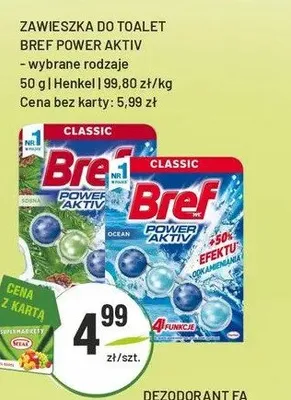Zawieszka do toalet Bref Power Aktiv Sosna promocja w Sedal