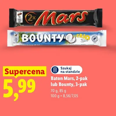 Baton Mars 2-pak promocja w Lidl