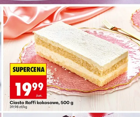 Ciasto Raffi kokosowe promocja w Biedronka