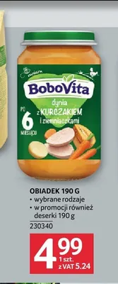 Obiadek BoboVita dynia z kurczakiem i ziemniaczkami promocja w Selgros