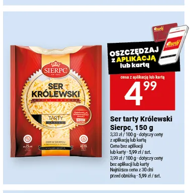 Ser tarty Królewski Sierpc promocja w Twój Market
