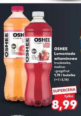 Lemoniada witaminowa truskawka Oshee promocja w Kaufland