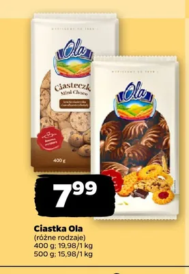 Ciastka Ola promocja w Netto